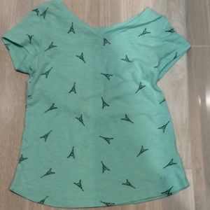 Blue/green Paris shirt